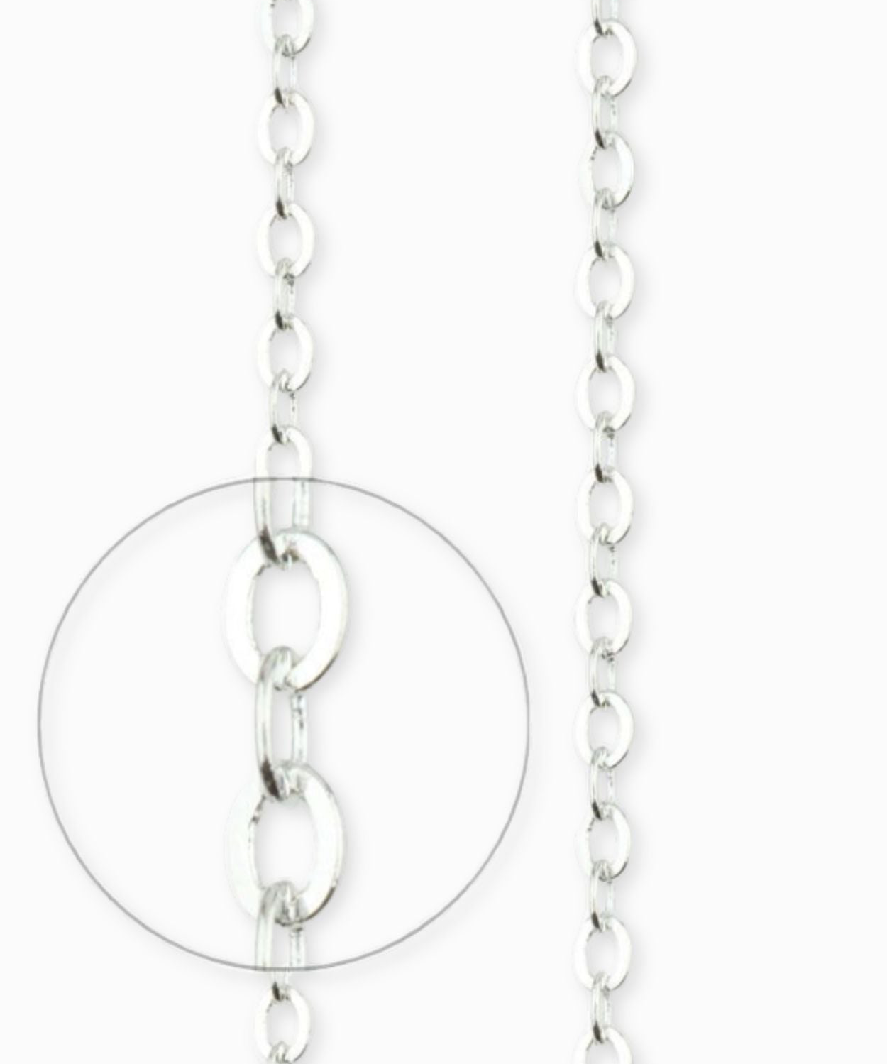 Chaîne maille forçat 3.40x2.60mm