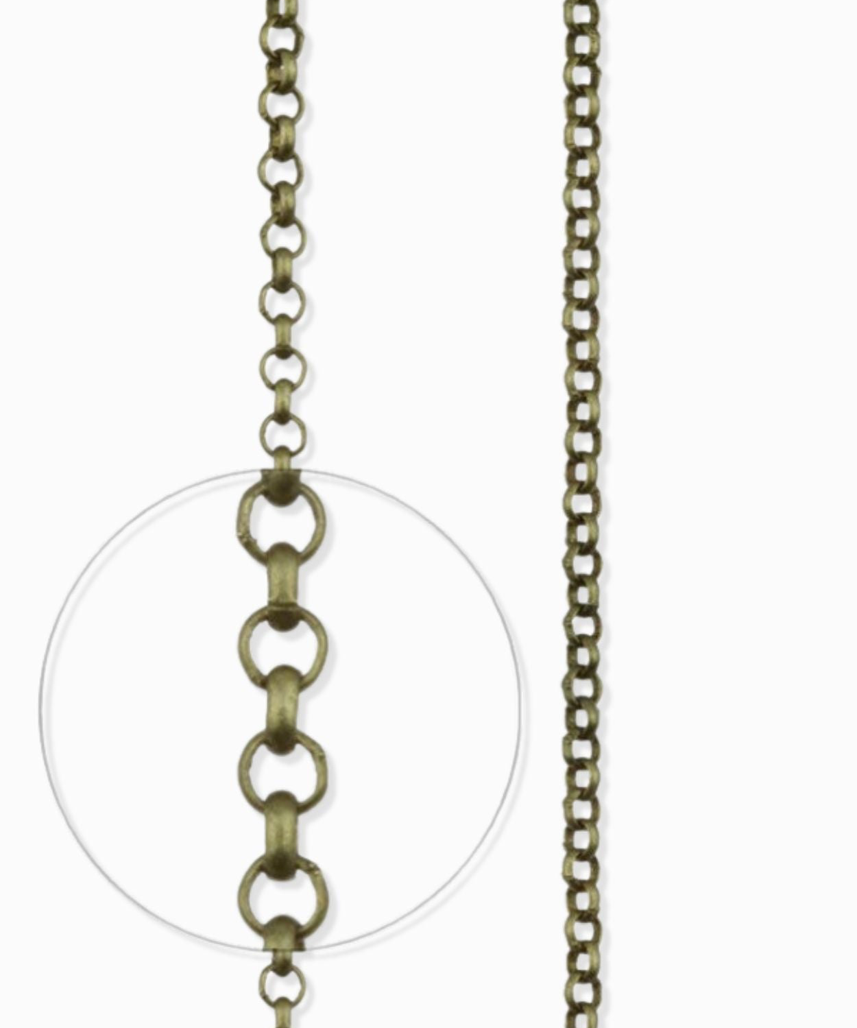 Chaîne maille jaseron 2mm