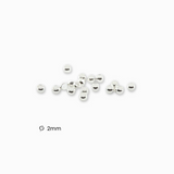 Perles à écraser laiton 2mm