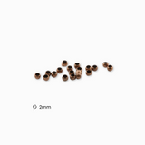 Perles à écraser laiton 2mm