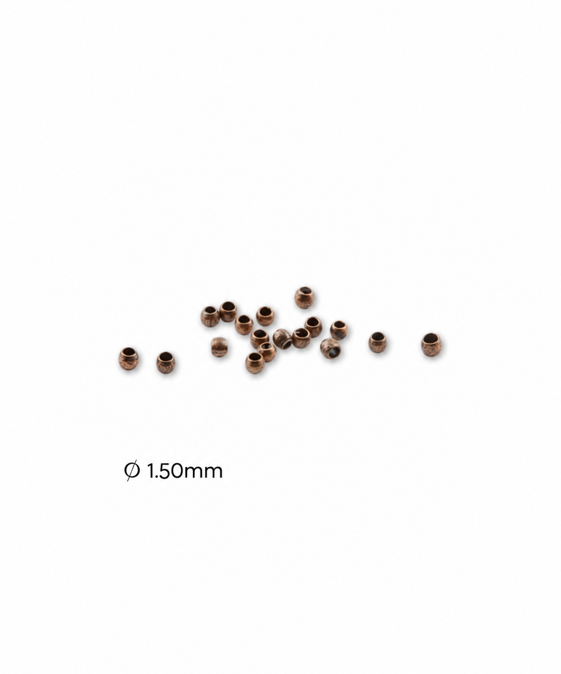 Perles à écraser laiton 1.50mm
