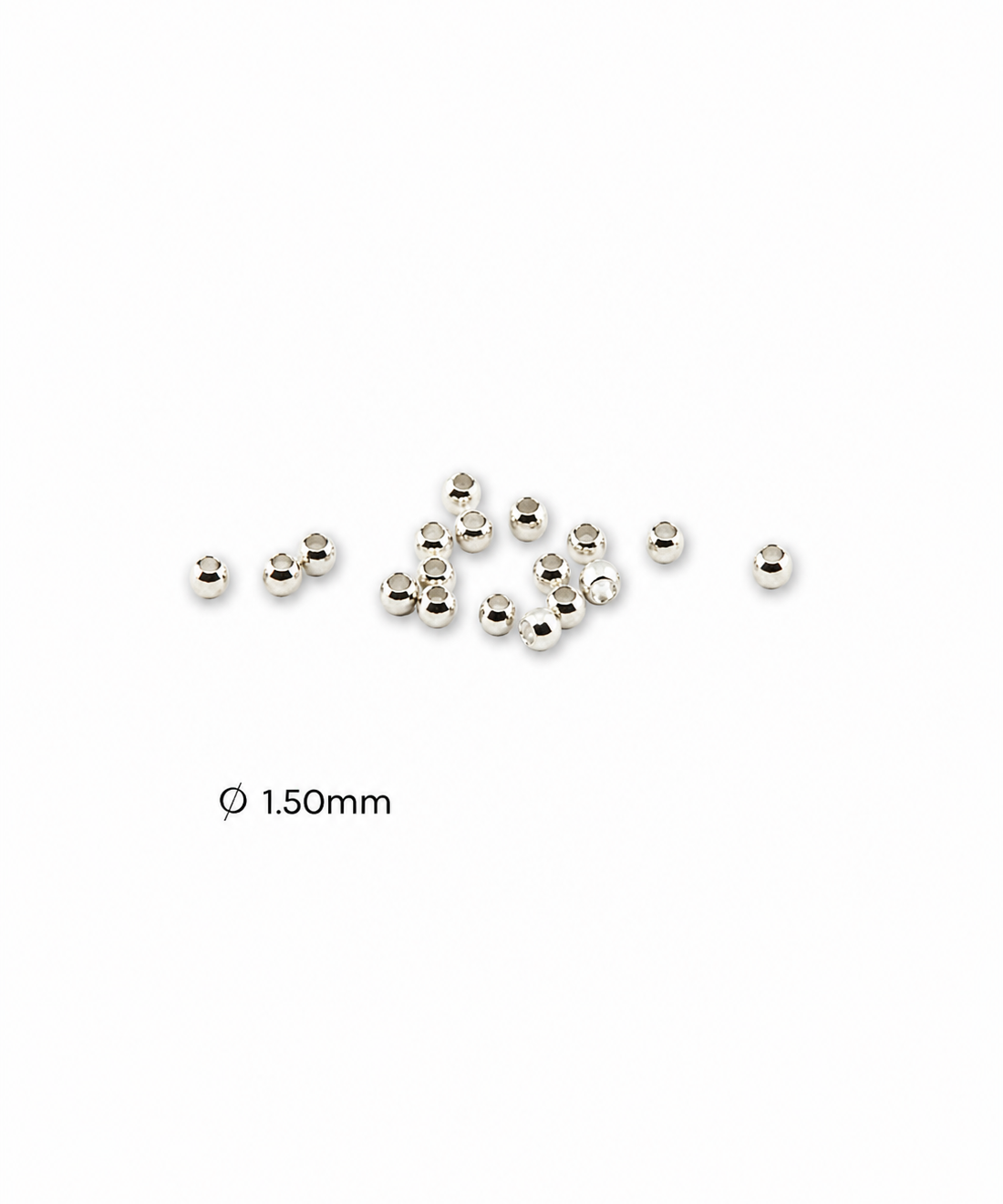Perles à écraser laiton 1.50mm