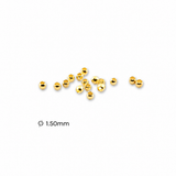Perles à écraser laiton 1.50mm