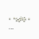 Perles à écraser laiton 3mm
