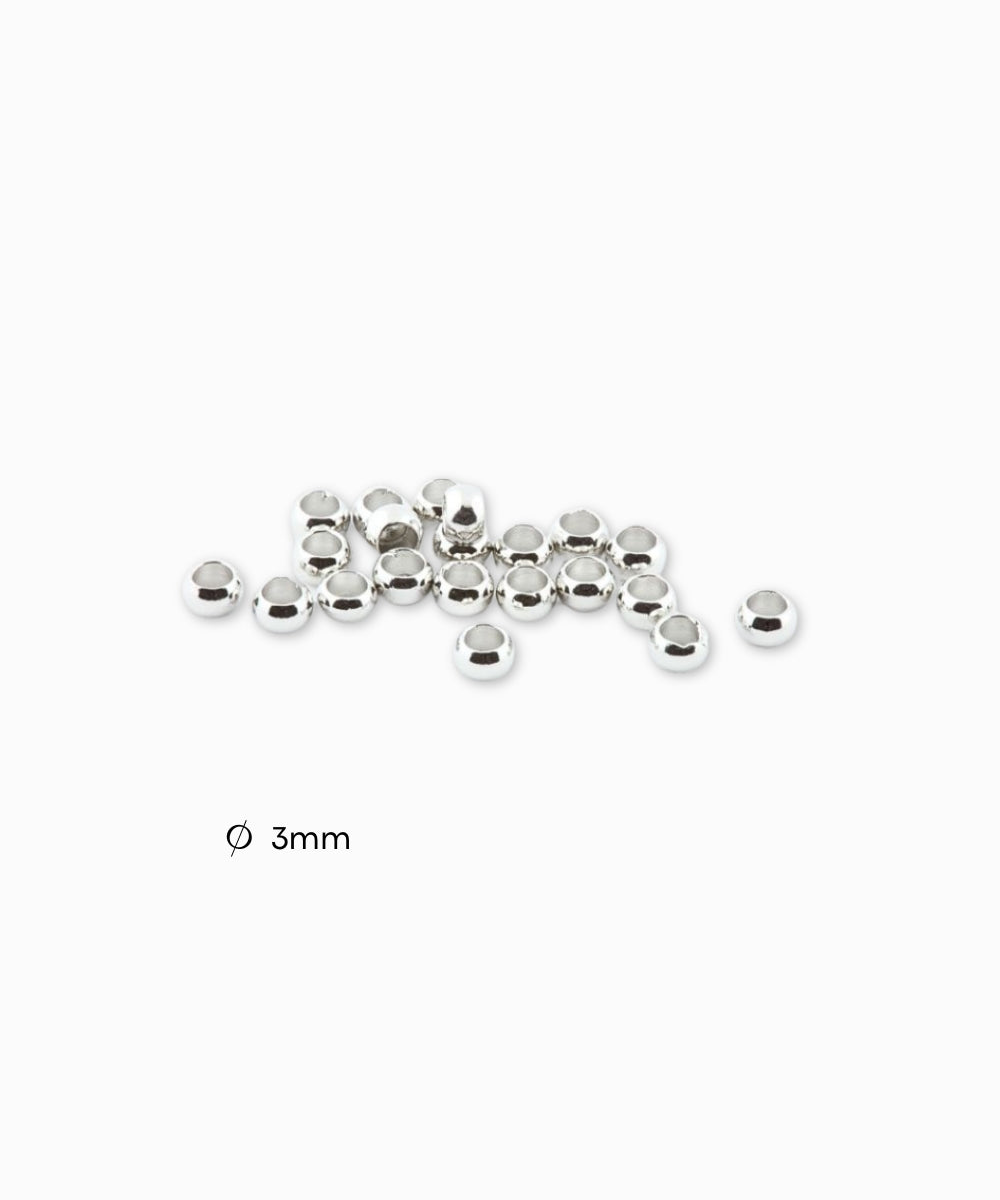Perles à écraser laiton 3mm
