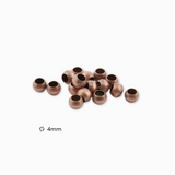 Perles à écraser laiton 4mm