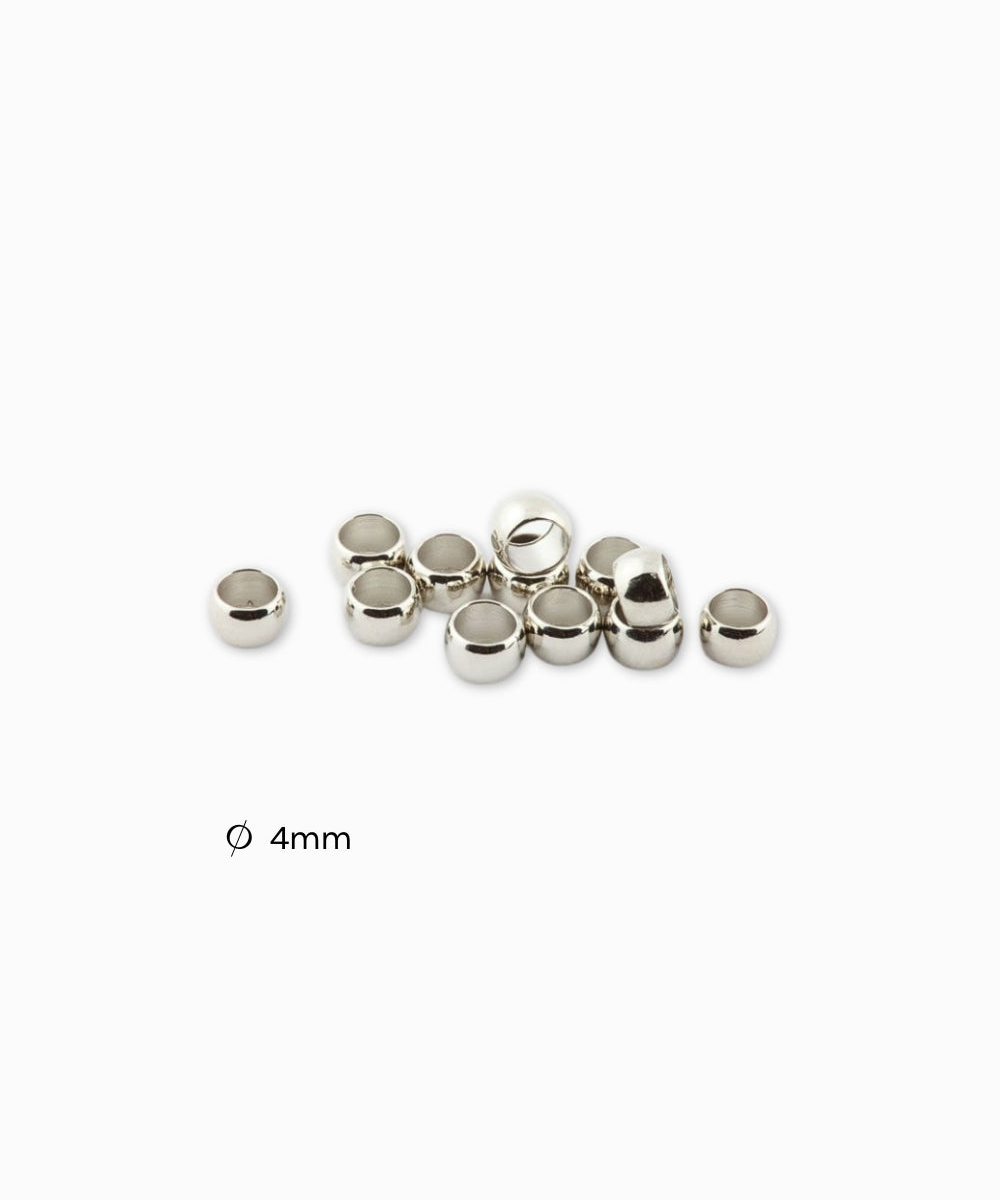 Perles à écraser laiton 4mm