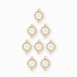 Intercalaire strass 6.5mm