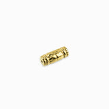 Intercalaires tubes dorés 6x15mm