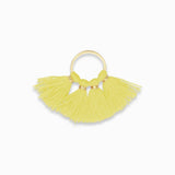 Pendentif pompon en coton 10x22mm