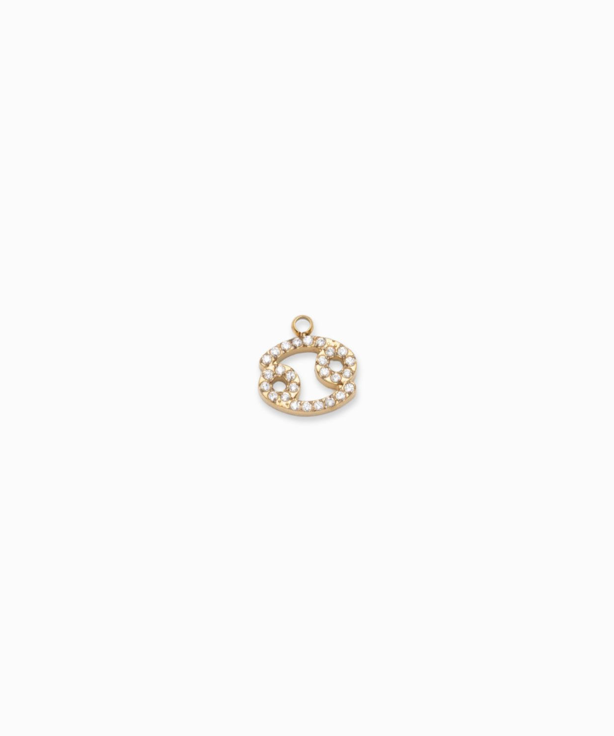 Pendentif signe astrologique strass - Doré
