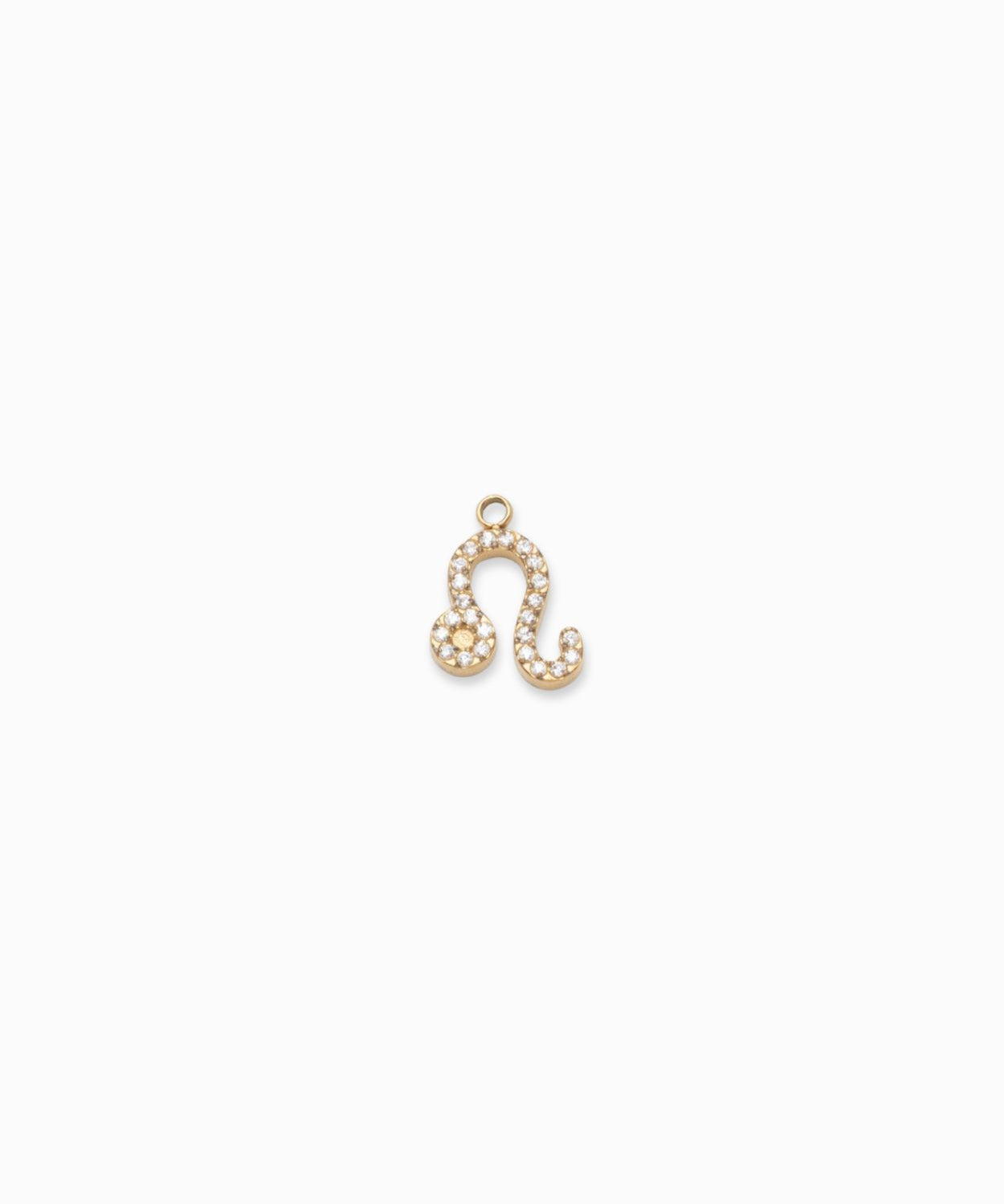 Pendentif signe astrologique strass - Doré