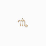 Pendentif signe astrologique strass - Doré