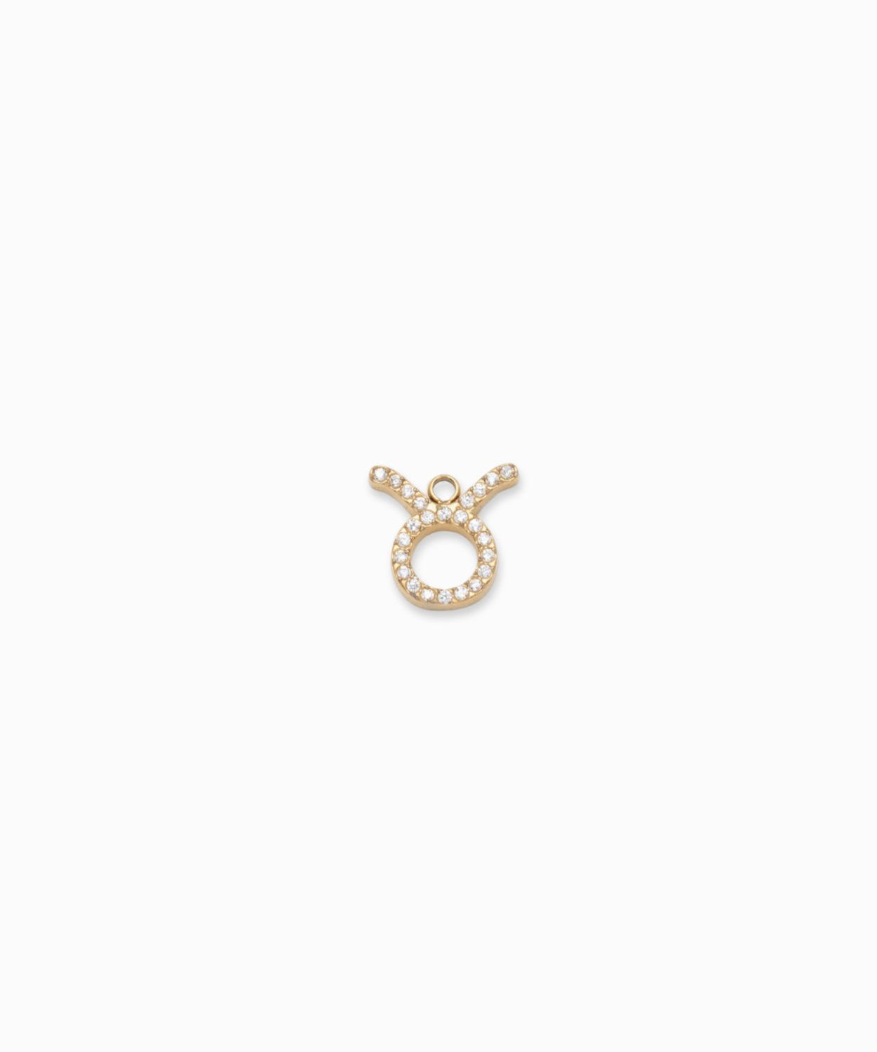 Pendentif signe astrologique strass - Doré