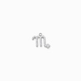 Pendentif signe astrologique strass - Rhodié
