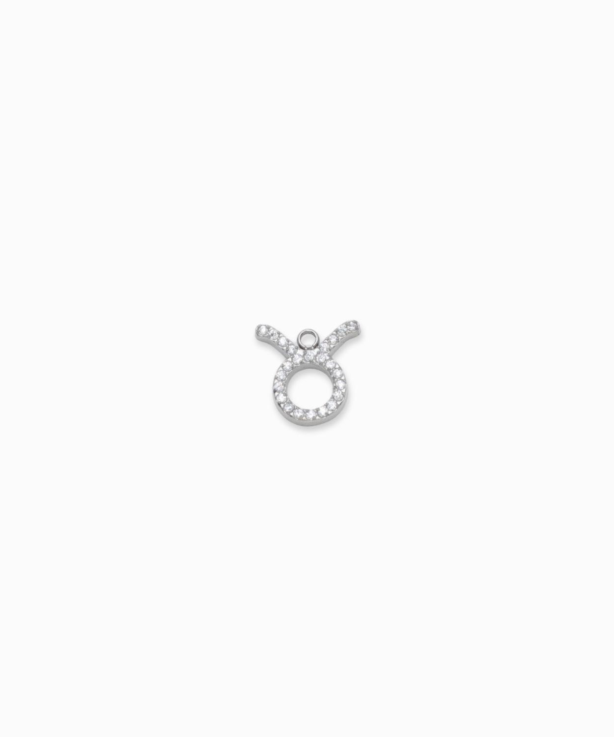 Pendentif signe astrologique strass - Rhodié