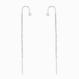 Boucles d'oreilles demi-chainettes avec arc 67mm