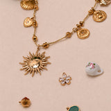 Pendentif muffin chocolat 9mm