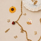 Pendentif tortue strass 11mm