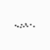 Perles à écraser 2.50mm - Rhodié