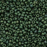 Miyuki Seed Bead, 11/0 col 2031, Matte Met Sage Green Luster