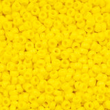 Miyuki Seed Bead 11/0 col 404D Opaque Dark Yellow