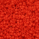 Miyuki Seed Bead 11/0 col 407 Opaque Vermillion Red