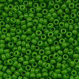 Miyuki Seed Bead, 11/0 col 411, Opaque Green