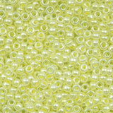 Miyuki Seed Bead, 11/0 col 514, Light Lemon Ice Ceylon