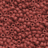 Miyuki Seed Bead 11/0 col 408D Dark Opaque Red