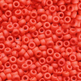 Miyuki Seed Bead 11/0 Matte Opaque Vermillion Red