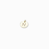 Médaille lettre initiale N 12mm