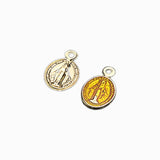 Médailles résine époxyes Vierge Miraculeuse 13x8mm