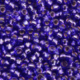 Miyuki Seed Bead 11/0 col 1446 Dyed Silver Lined Red Violet