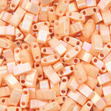 Perles Miyuki Half-Tila 2.30mm - Opaque Tea Rose Luster