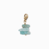 Charms perles chips 13x9mm