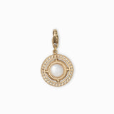Charms médaille pierres fines zalij 15mm