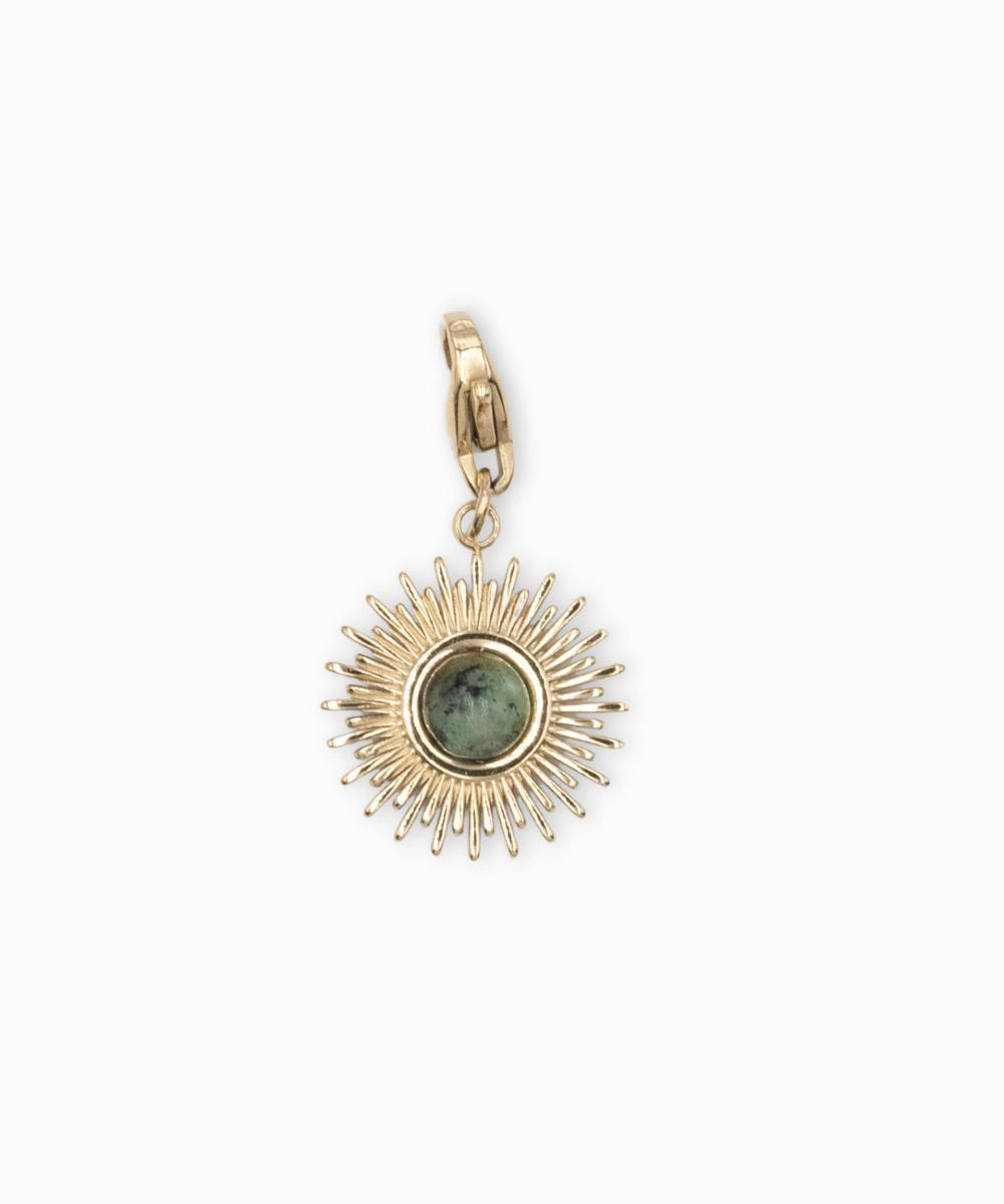 Charms pierre fine rayons 15mm