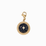 Charms pierre fine bombé étoile 15mm