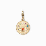 Charms médaille oeil 16mm