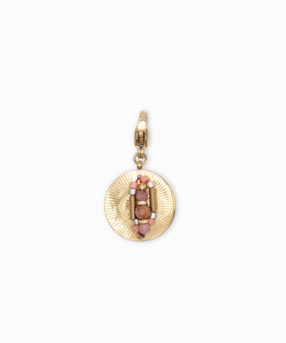 Charms médaille miyuki 15mm