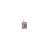 Pendentif en pierre fine rectangle 10x8mm