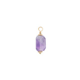 Pendentif pierre fine prisme pentagonal 18x9mm