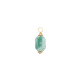 Pendentif pierre fine prisme pentagonal 18x9mm