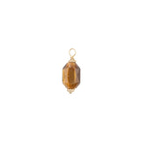 Pendentif pierre fine prisme pentagonal 18x9mm