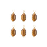 Pendentif pierre fine prisme pentagonal 18x9mm