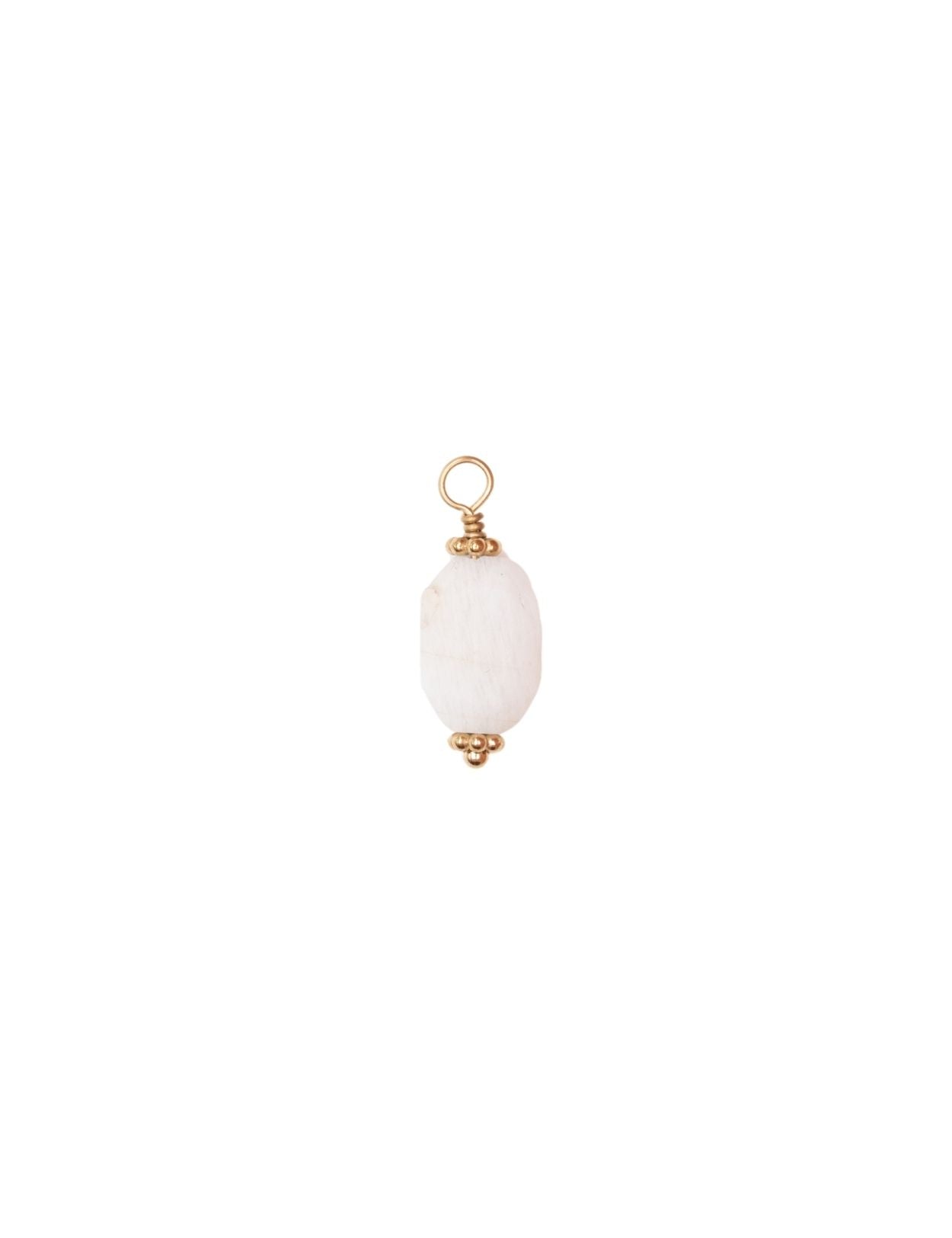 Pendentif pierre fine prisme pentagonal 18x9mm