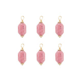 Pendentif pierre fine prisme pentagonal 18x9mm