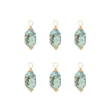 Pendentif pierre fine prisme pentagonal 18x9mm