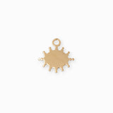 Pendentif oeil bleu 14x18mm